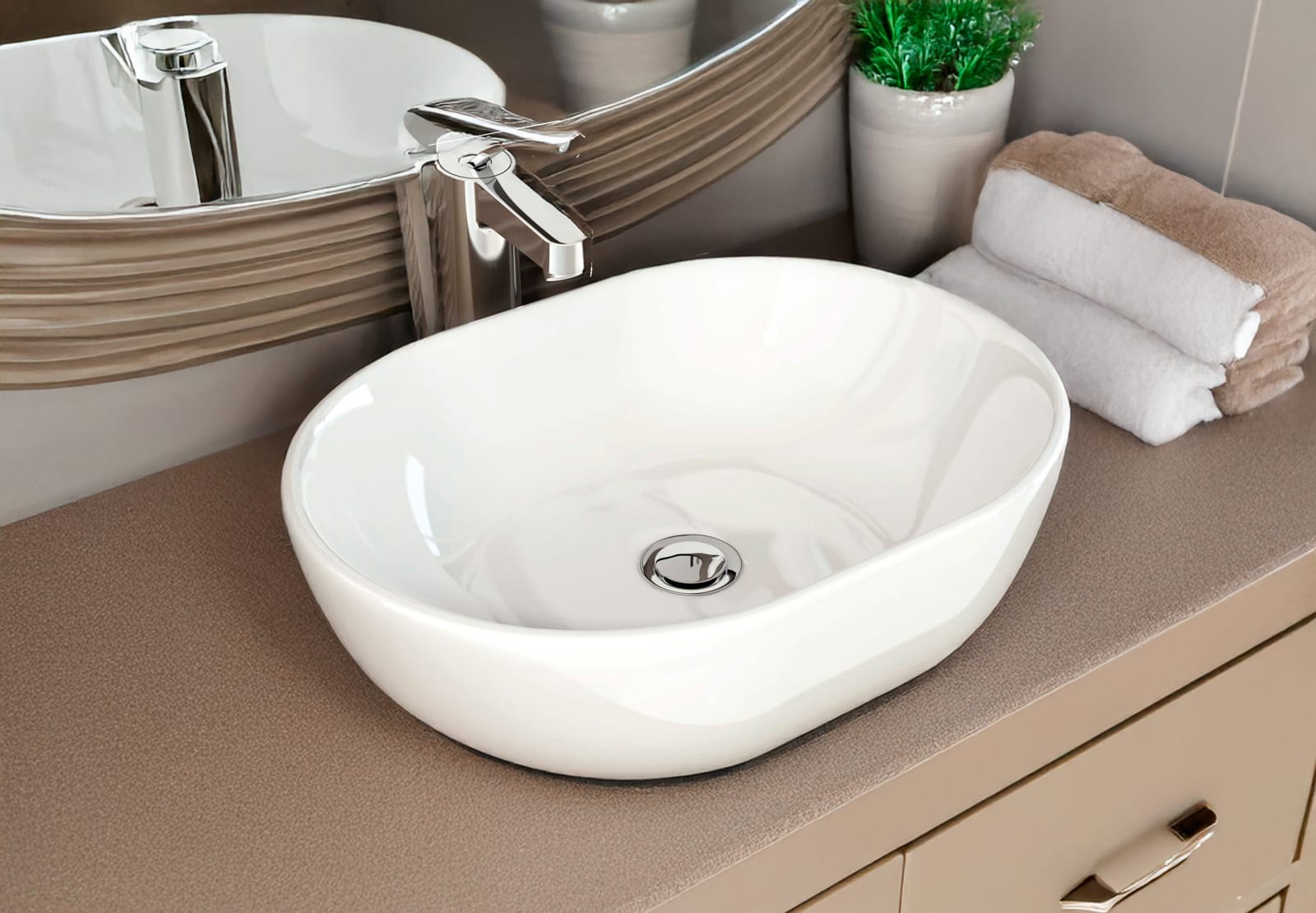 Lavabo sobre encimera Monaco Art and Bath principal 0