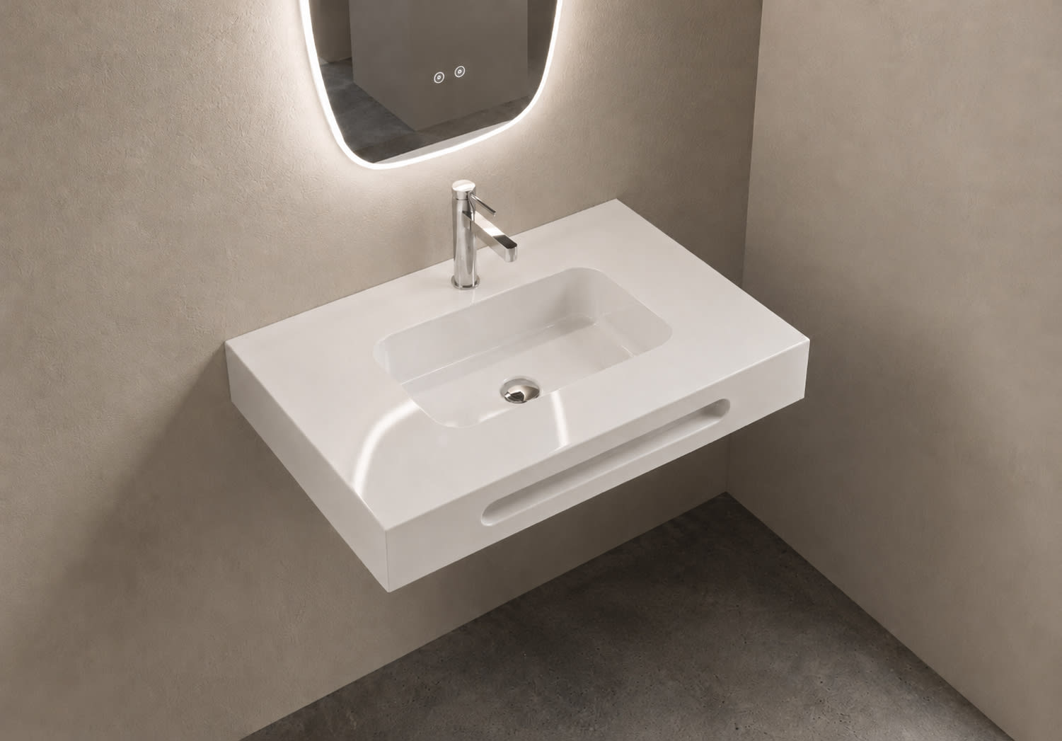 Lavabo suspendido Ideal Bruntec principal 0