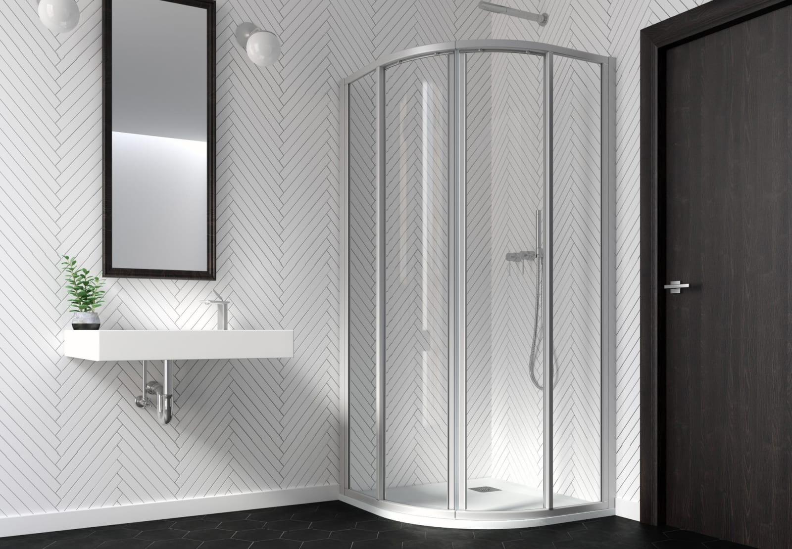 Paroi de douche Ecodux (EC-260) Profiltek principal 0