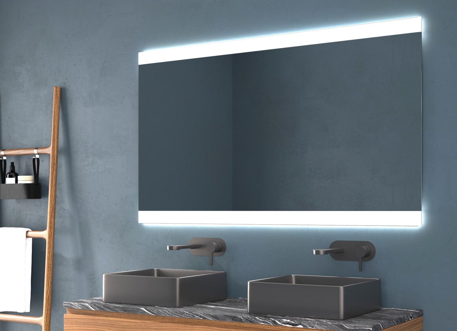 Espejo de baño con luz LED Feroe Eurobath principal 0