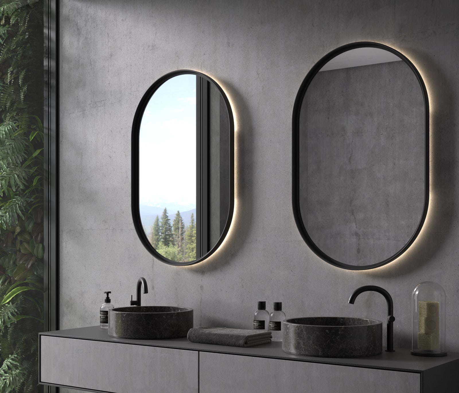 Espejo de baño con luz LED Saba Eurobath principal 0