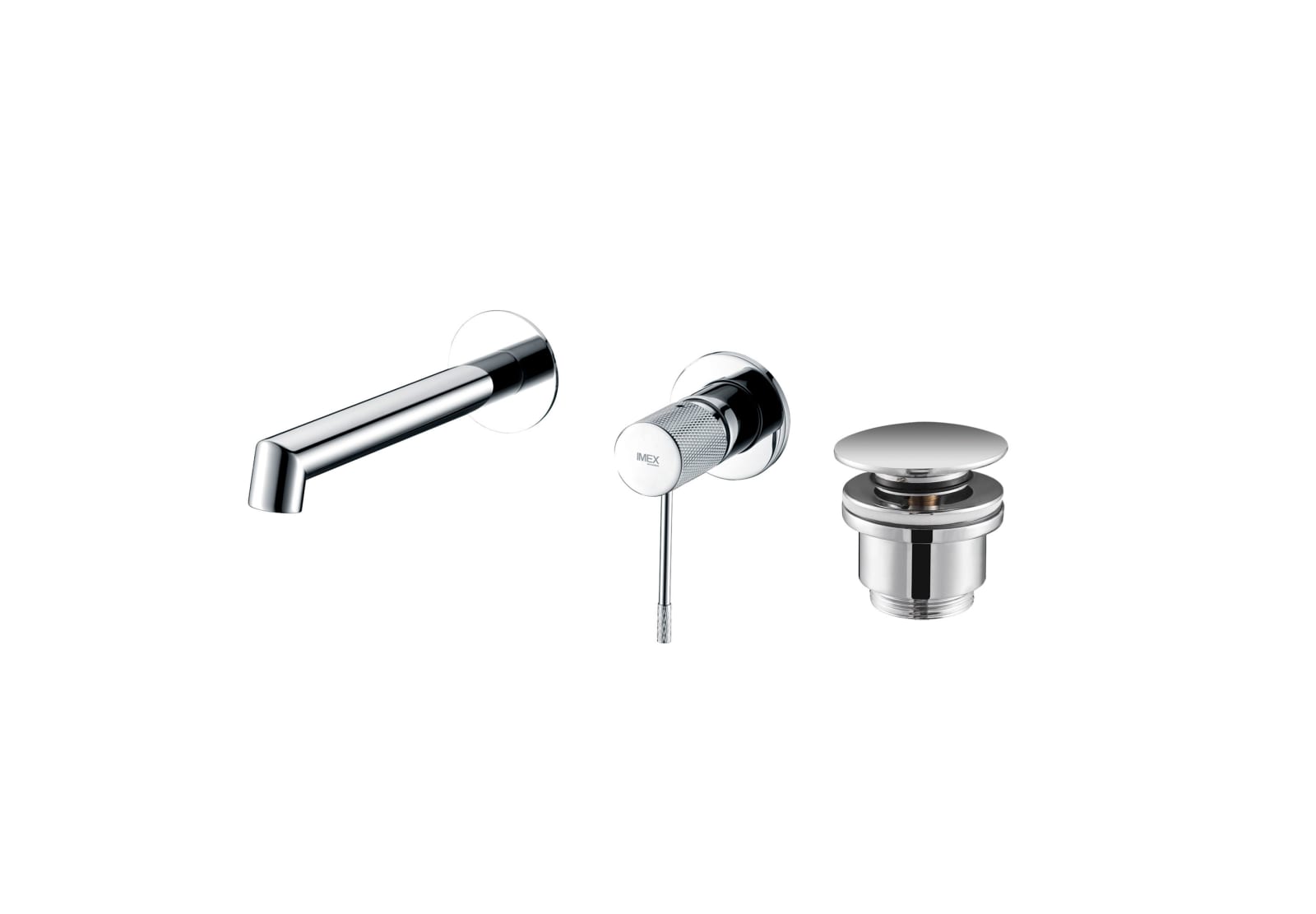 Pack grifo de lavabo empotrado Imex Line + Válvula click-clack principal 0