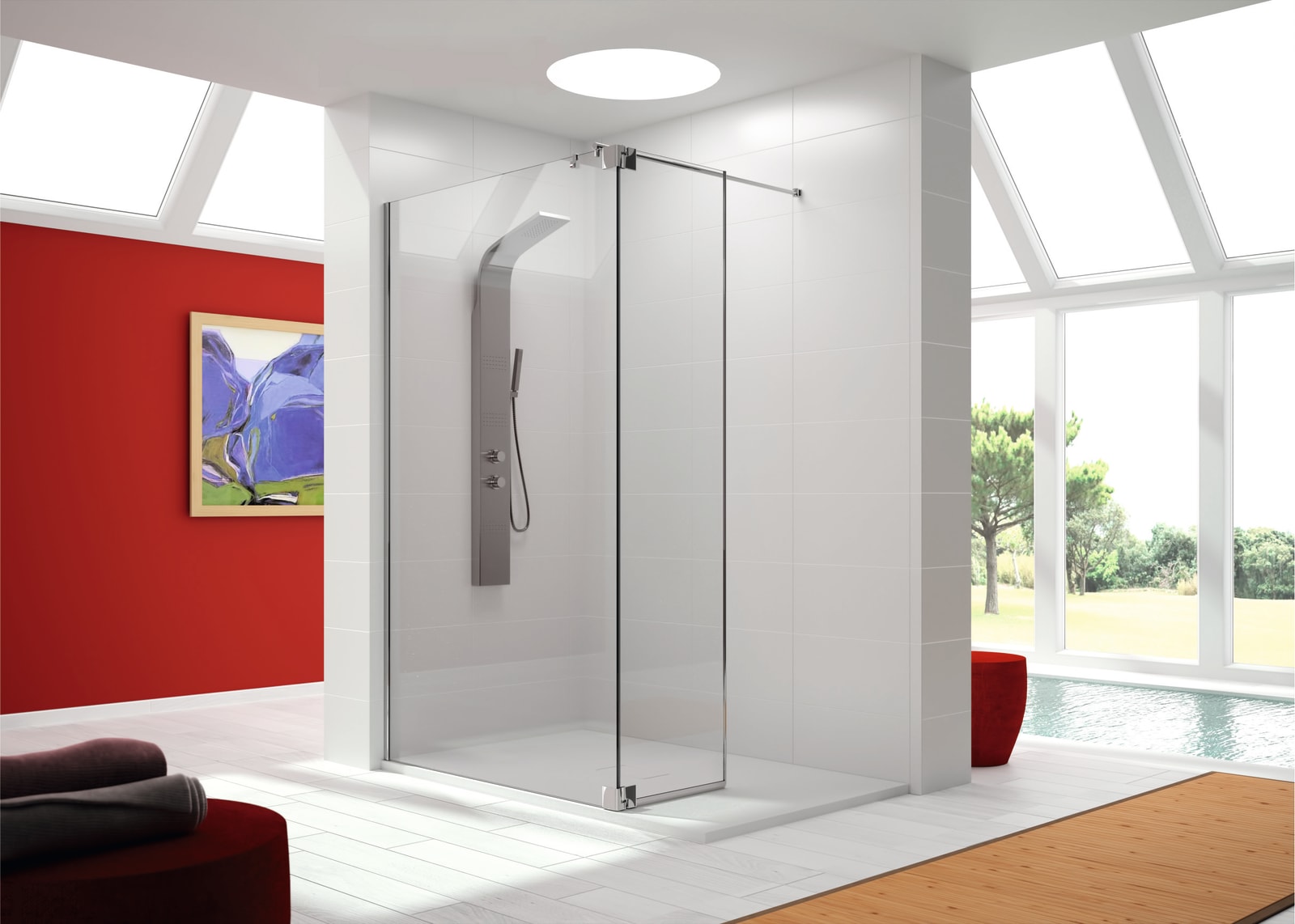 Paroi de douche Fresh (FR423) Kassandra principal 0