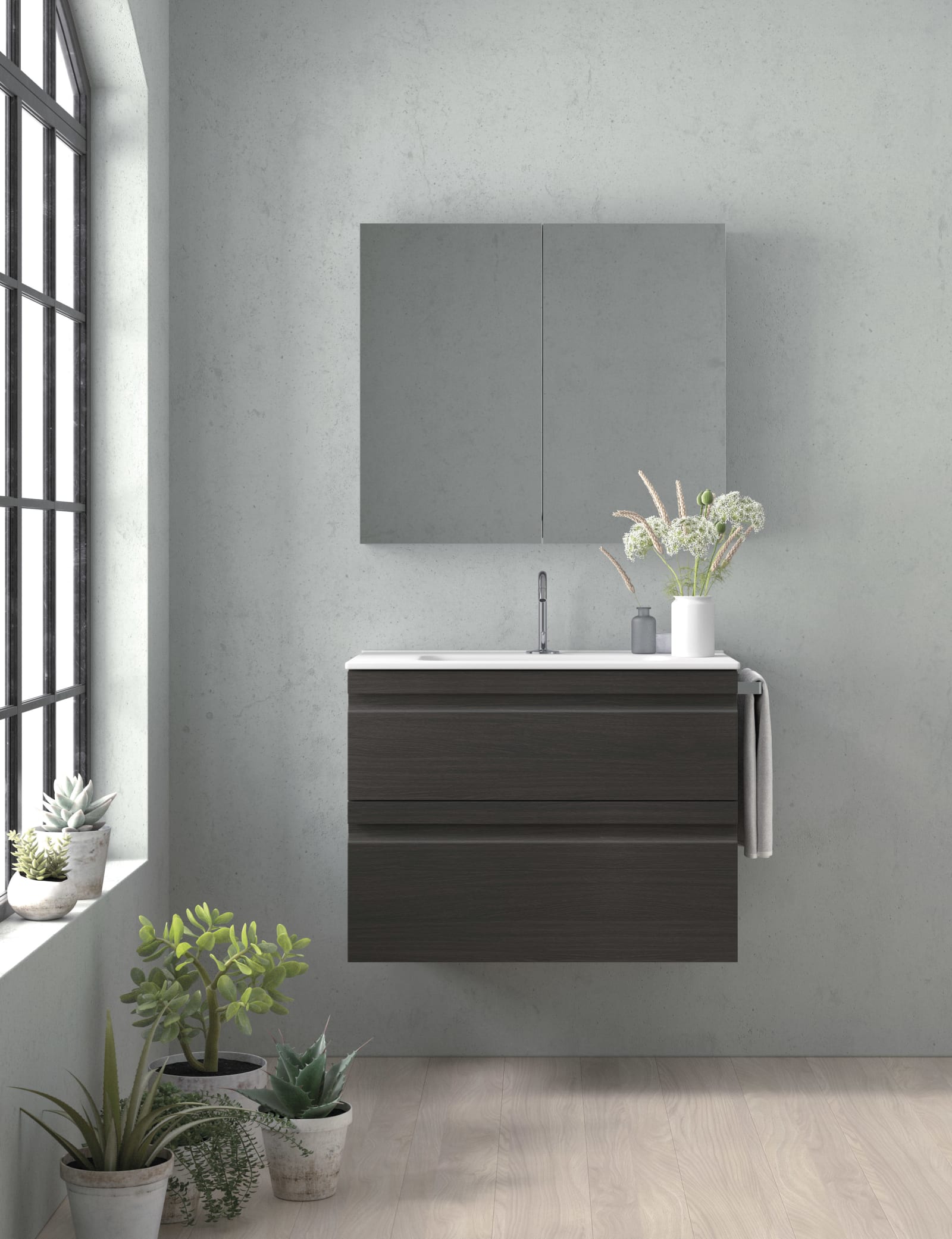 Meubles de salle de bains profondeur réduite 39 cm Natalia Avila dos principal 0