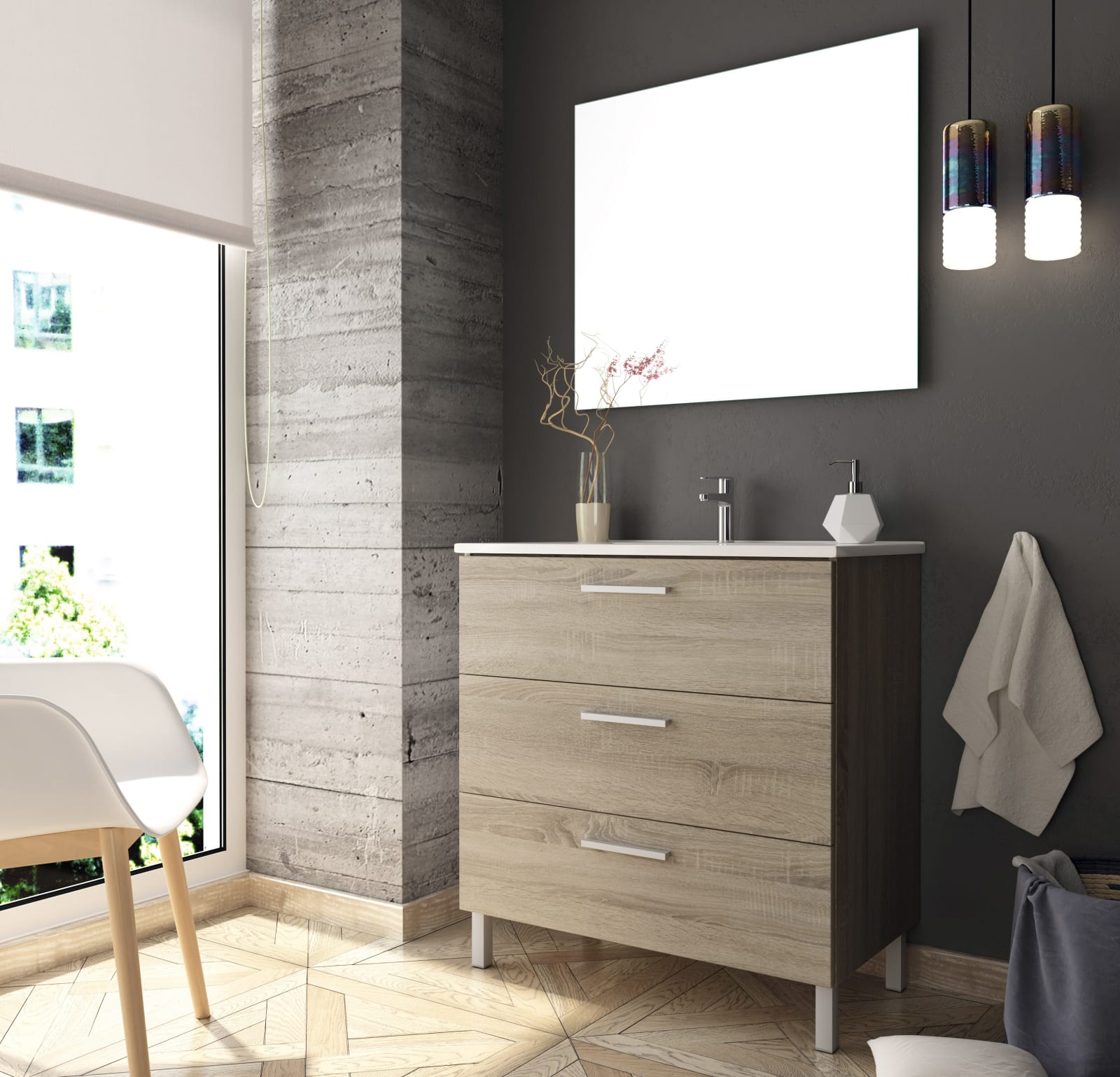 Conjunto mueble de baño Ibiza Bruntec principal 0