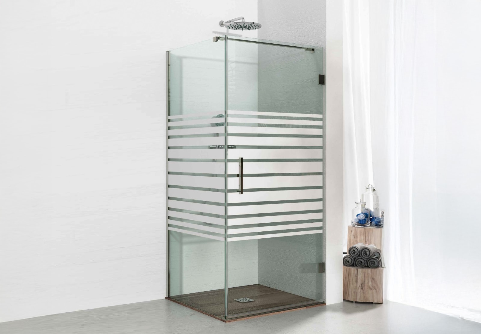 Mampara de ducha Seychelles Glassinox principal 0
