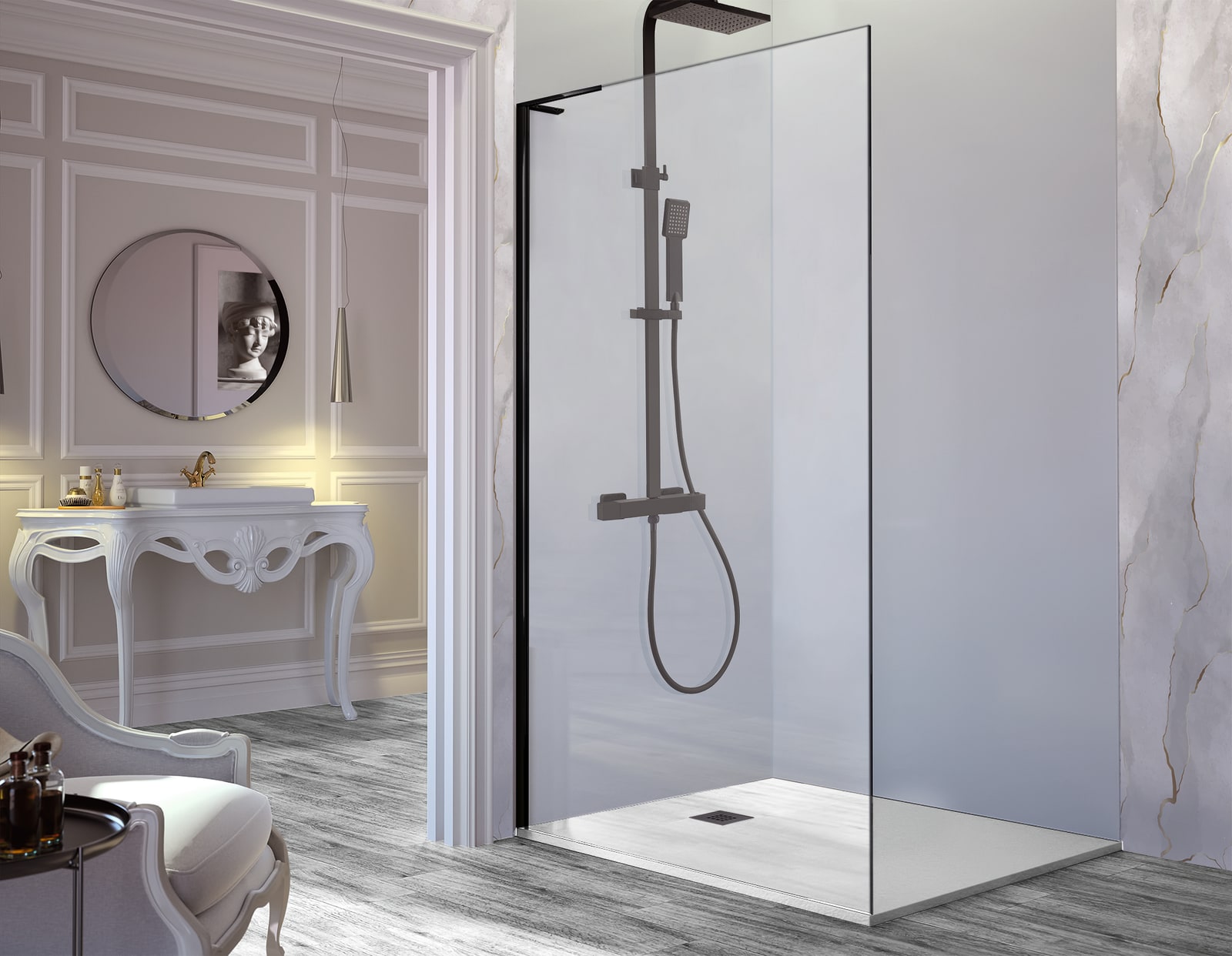 Paroi de douche Fresh (FR703) Kassandra principal 0