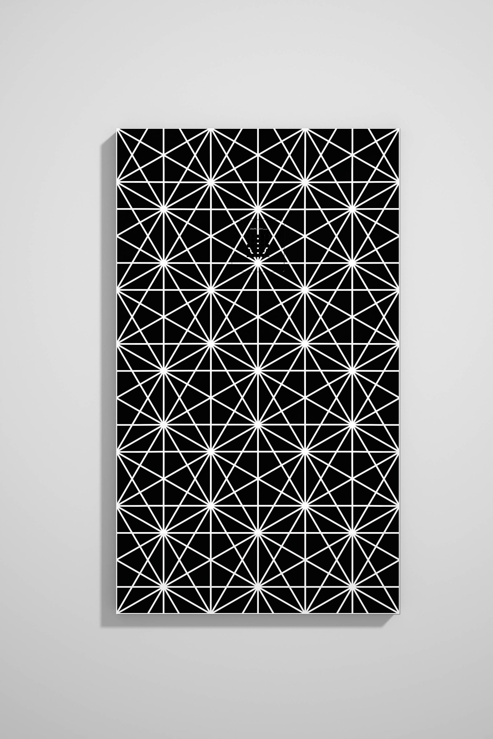 Receveurs de douche en résine décorée Design 3D Géométrique Bruntec principal 0