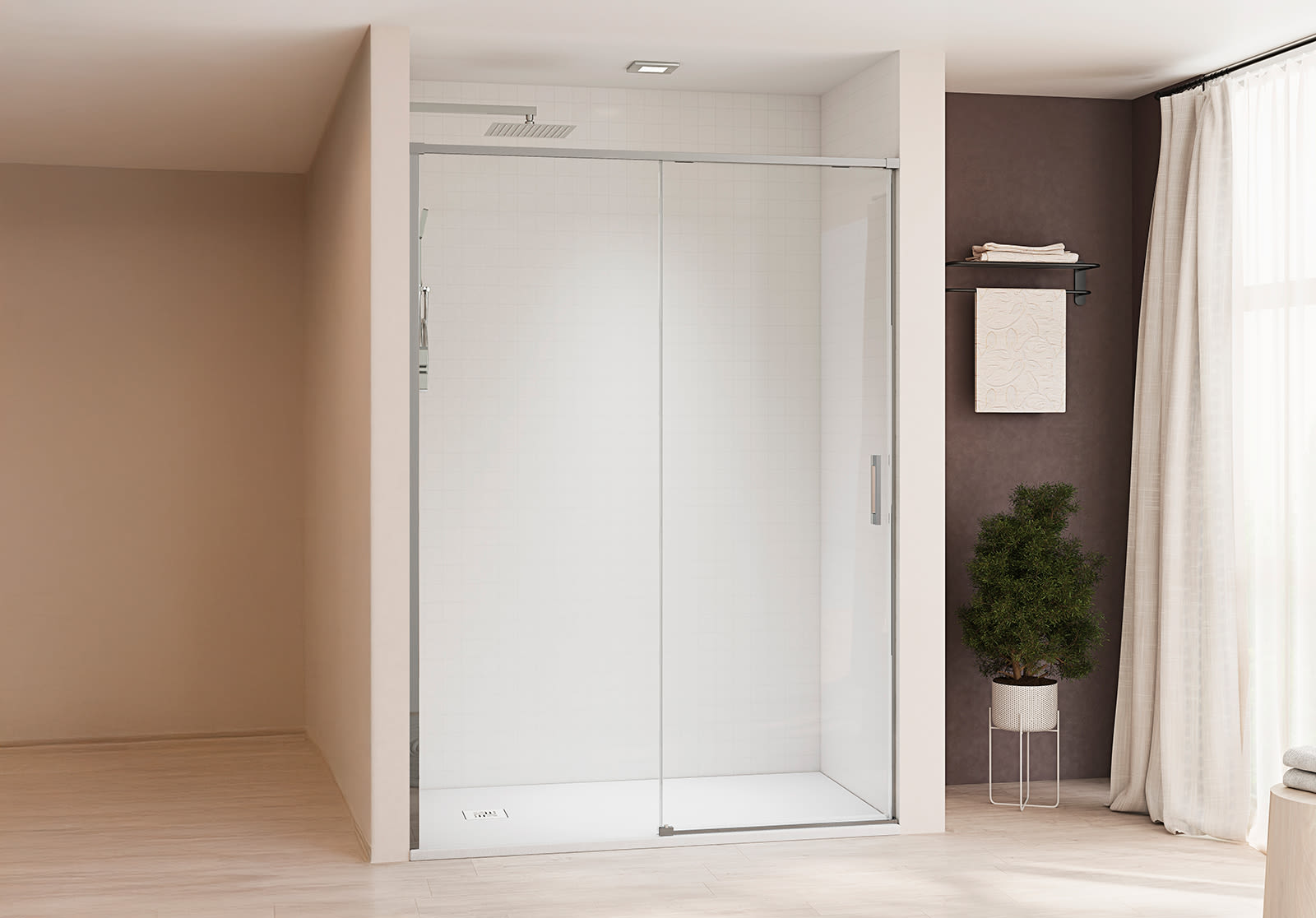 Paroi de douche coulissante Aria Bruntec principal 0