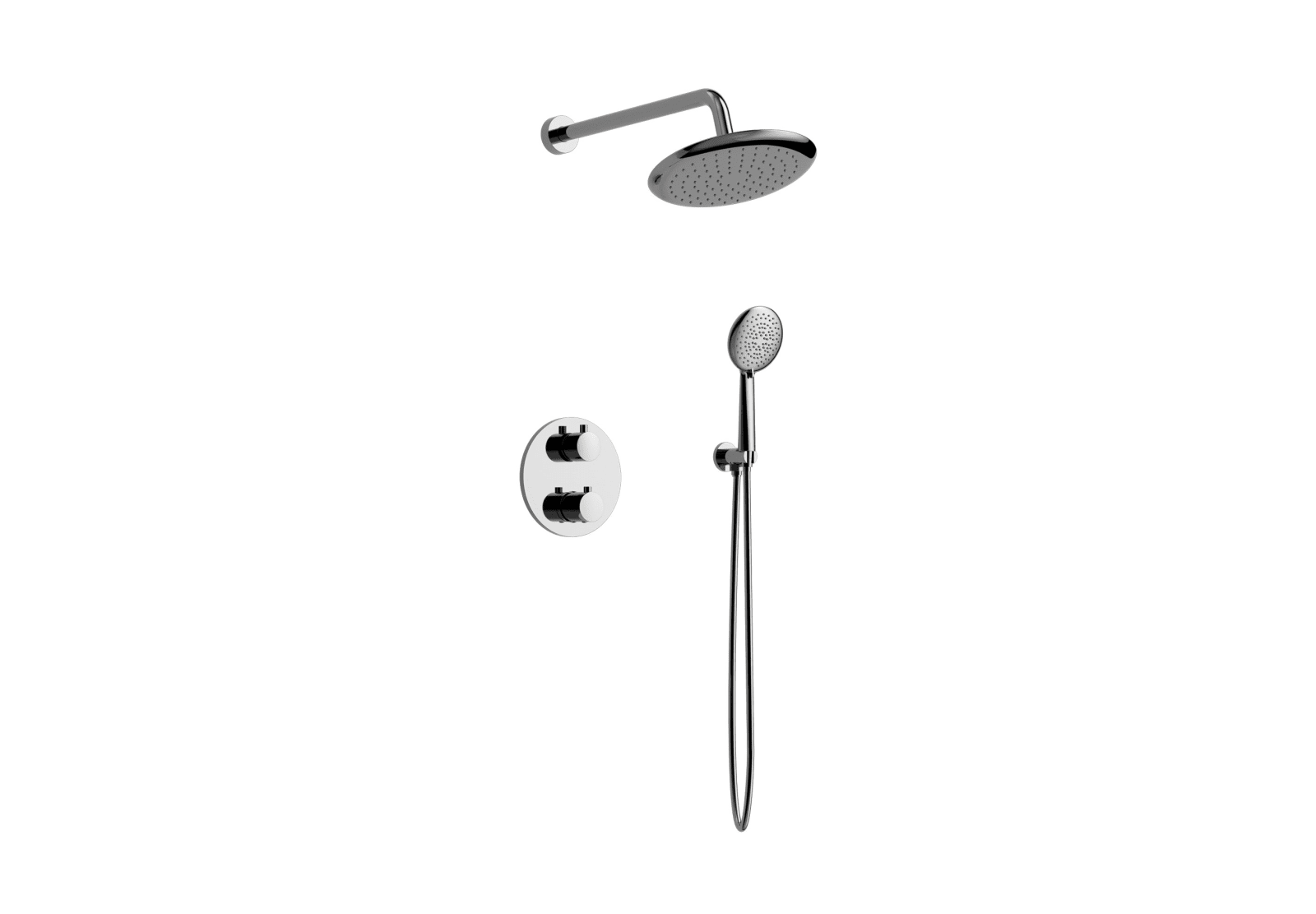 Ensemble de douche à encastrer en Bambú Lluvibath principal 0