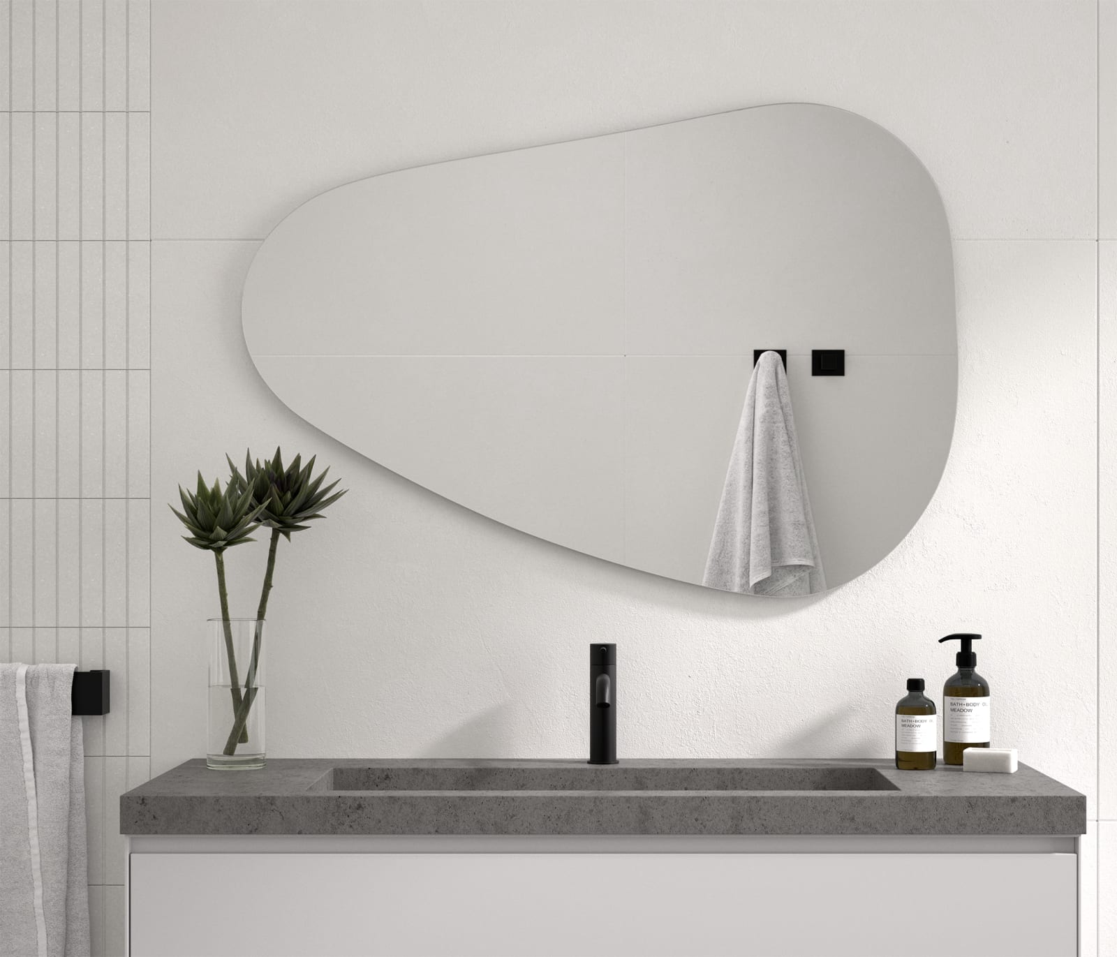 Miroir irrégulier Dolmen Eurobath principal 0