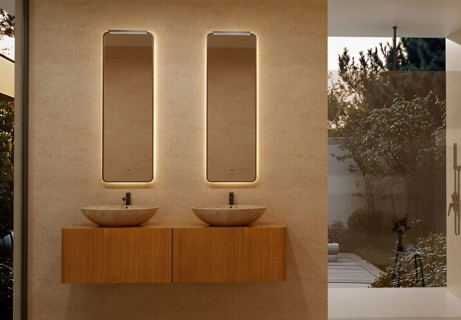 Espejo de baño con luz LED Palermo Ledimex principal 0