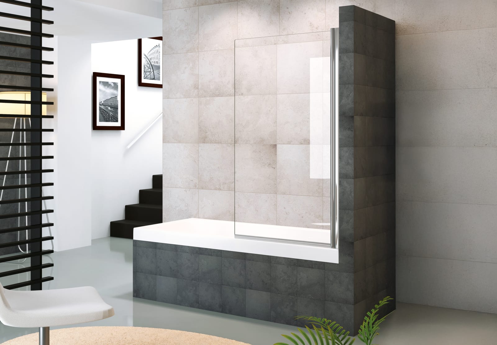 Mampara de bañera Marsella Torvisco principal 0