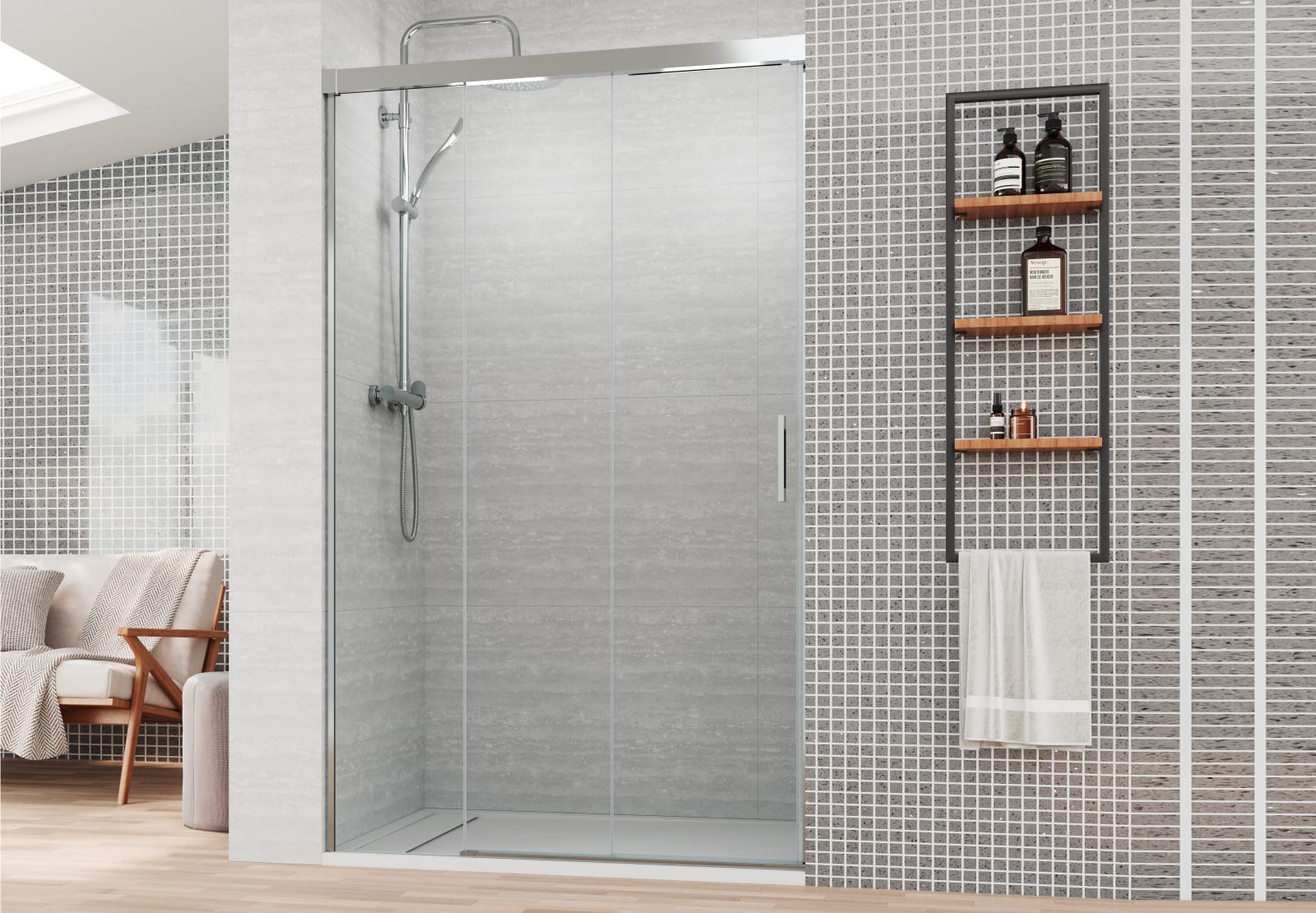 Paroi de douche Musala Bruntec principal 0