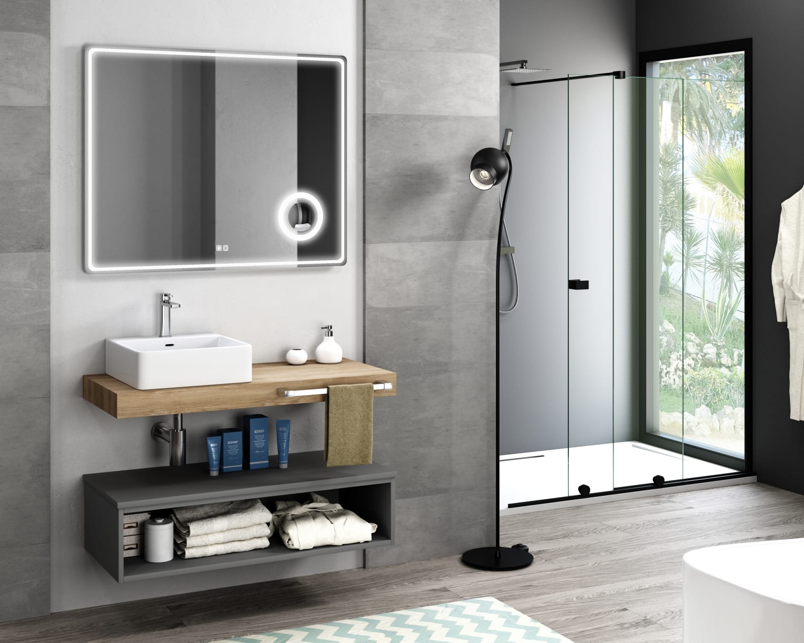 Conjunto mueble de baño Flow Coycama principal 0