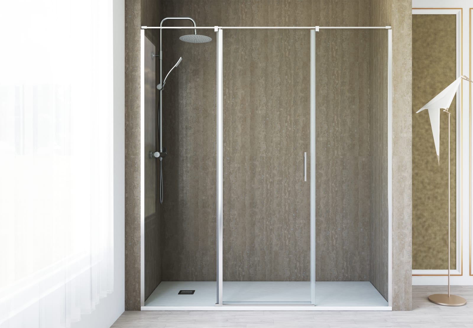 Paroi de douche Aura Bruntec principal 0