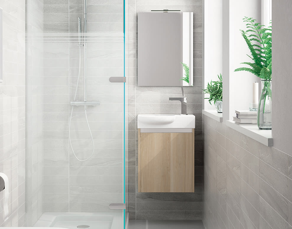 Conjunto mueble de baño fondo reducido 25 cm Slim Ávila Dos principal 0