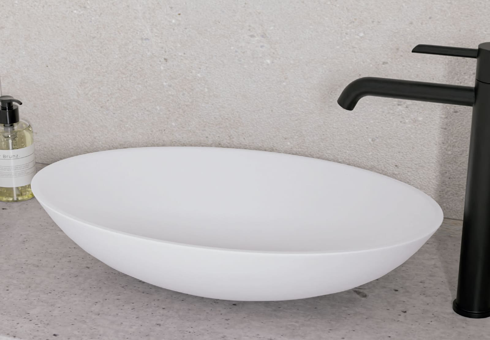 Lavabo sobre encimera Astra Solid fondo reducido Art and Bath principal 0