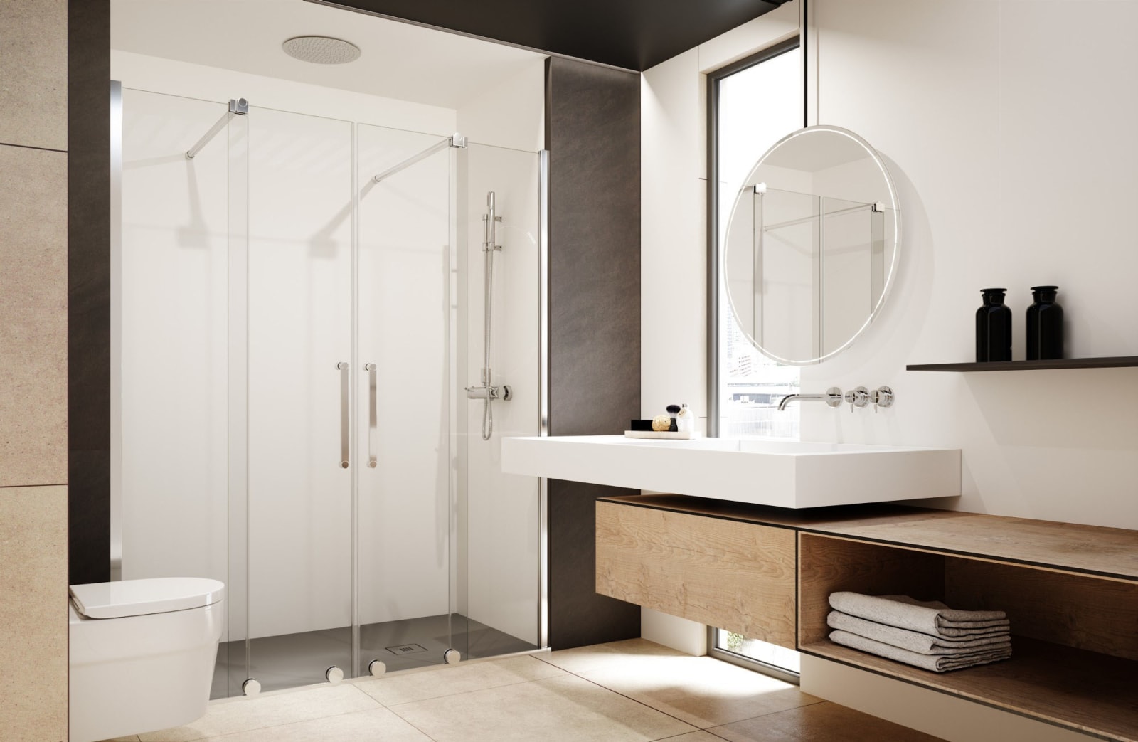 Paroi de douche Vanity (VY-225) Profiltek principal 0