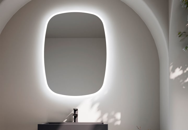 Espejo de baño con luz LED Selene Bruntec ambiente 3