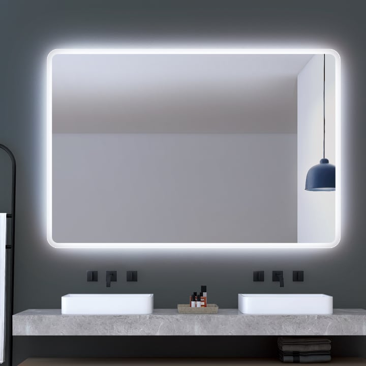 Miroir de salle de bains avec éclairage LED Praga Ledimex principal 2