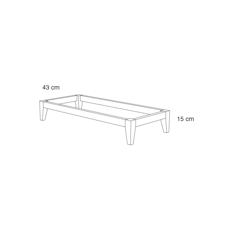 Mueble de baño con encimera hidrófuga Novus Avila Dos croquis 6