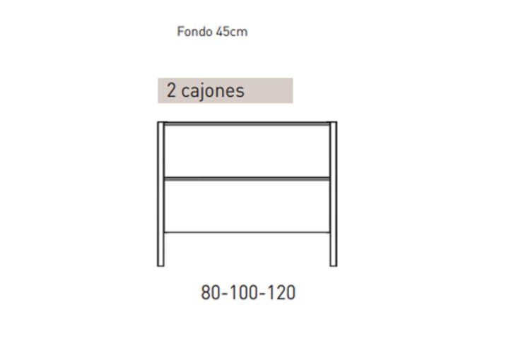 Mueble de baño Icon Viso croquis 27