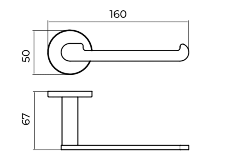 Conjunto de accesorios de baño Practic Medimex croquis 9