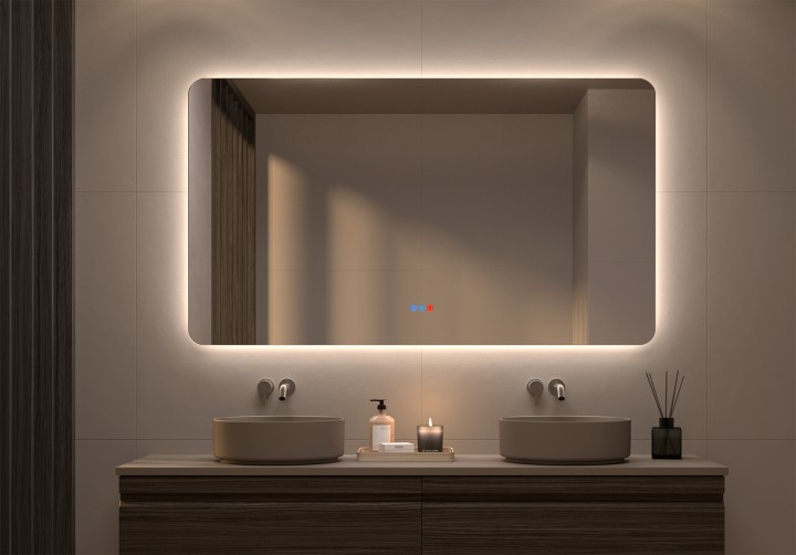 Espejo de baño LED Drako Bruntec ambiente 8