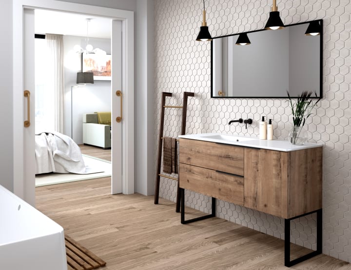 Ensemble de meubles de salle de bains Coban Bruntec option 6