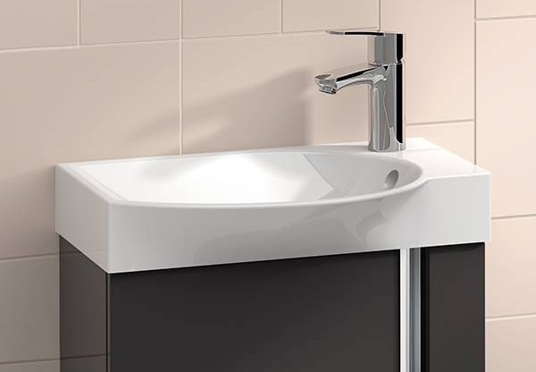 Ensemble complet de meubles de salle de bains à profondeur réduite 34 cm Elegance Royo détail 5