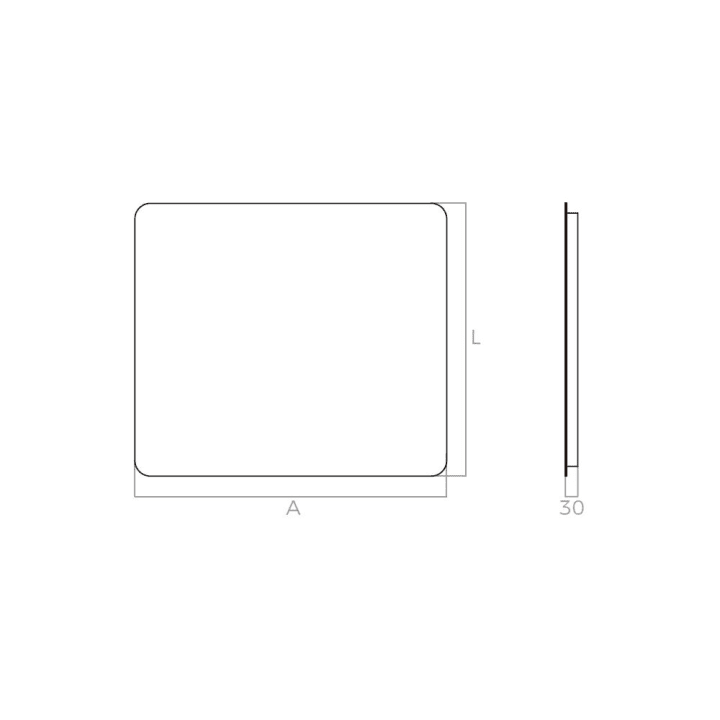 Miroir de salle de bains avec éclairage LED Drako Bruntec croquis 7