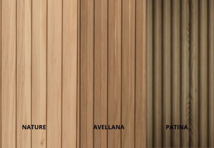 Meubles de salle de bains avec comptoir en bois massif Baviera Bruntec détail 8