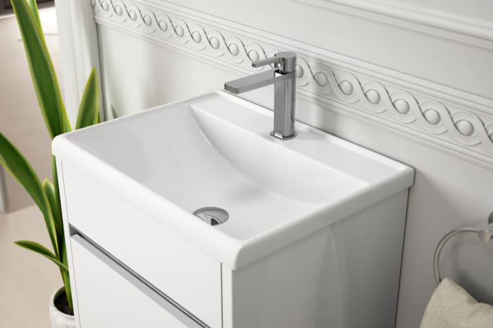 Ensemble meuble de salle de bains à faible profondeur 41 cm Berna Coycama détail 3