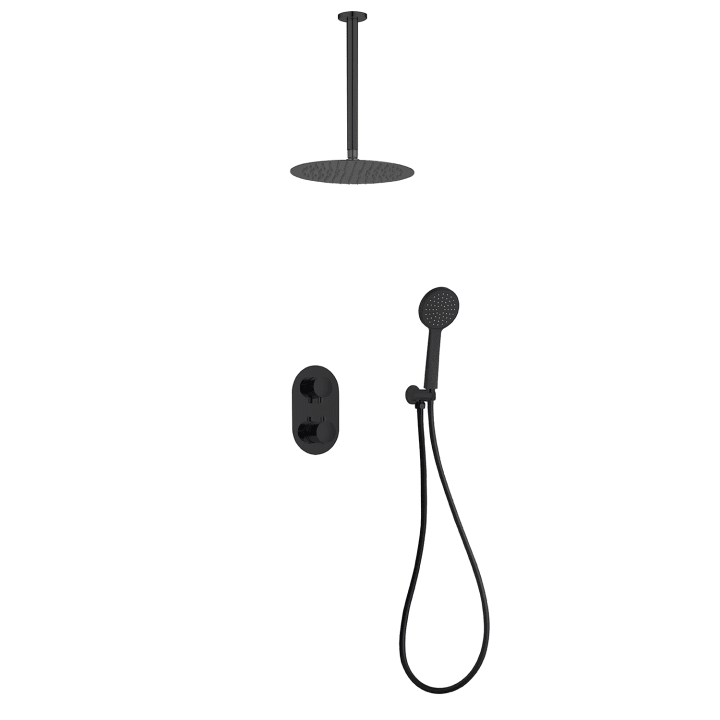 Conjunto de ducha empotrado al techo Zeus Lluvibath principal 1