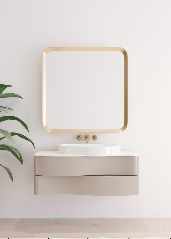 Espejo de baño con luz LED Tyrion Bruntec principal 3