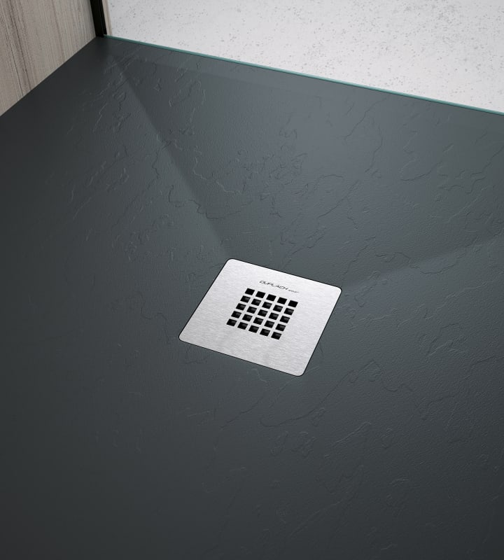Plato de ducha de resina Design Basic Bruntec detalle 2