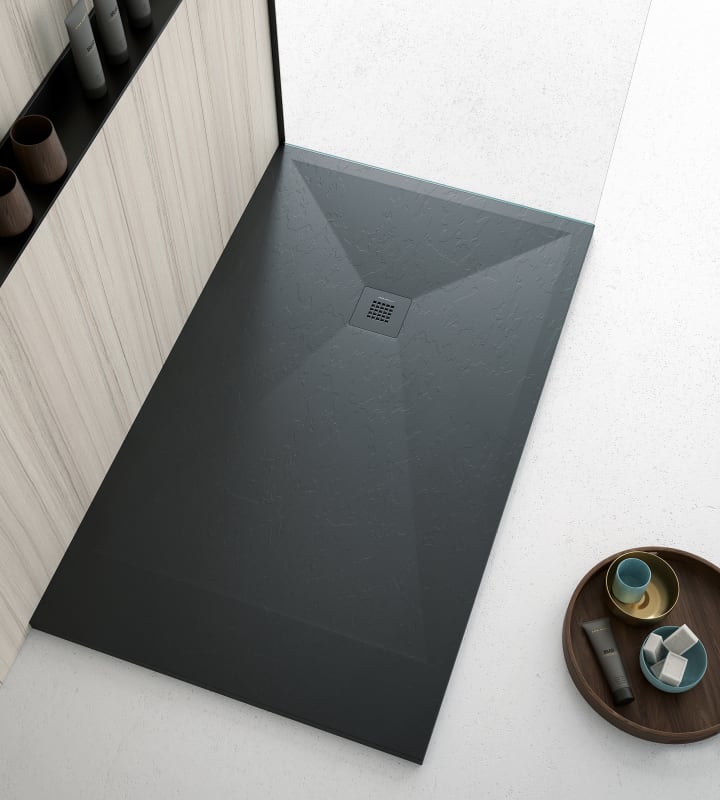 Plato de ducha de resina Design Basic Bruntec ambiente 7