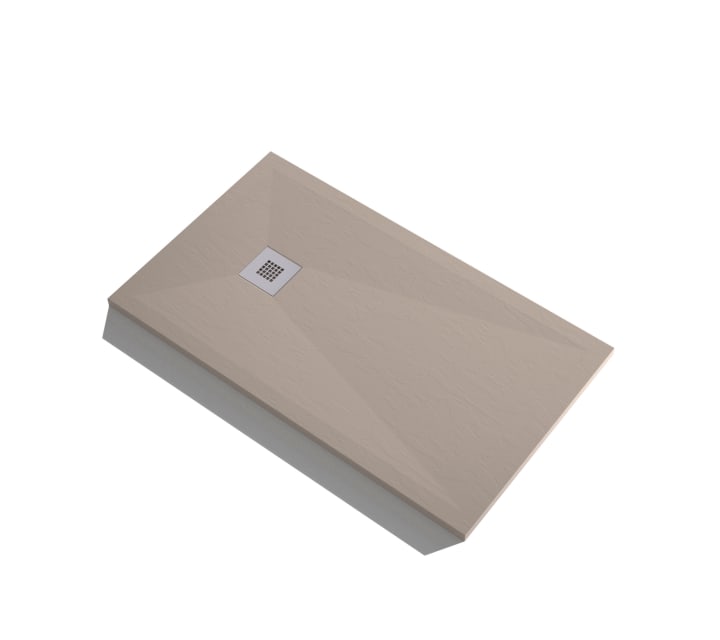 Plato de ducha de resina Design Basic Bruntec opción 17