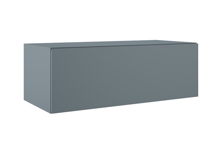 Mueble de baño con encimera HPL resina 10 cm acabado marmoleado Cala con cajonera Nomad Visobath detalle 15