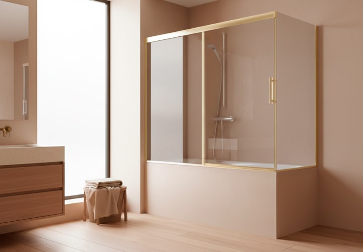 Mampara de bañera Fátima Bruntec principal 3