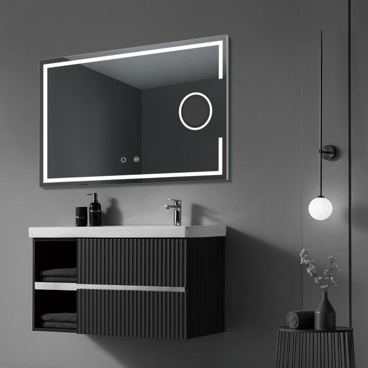 Miroir de salle de bain avec éclairage LED Malta Ledimex environnement 7