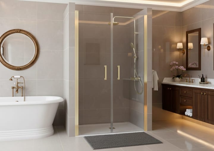 Paroi de douche Carina Bruntec sur mesure principal 2