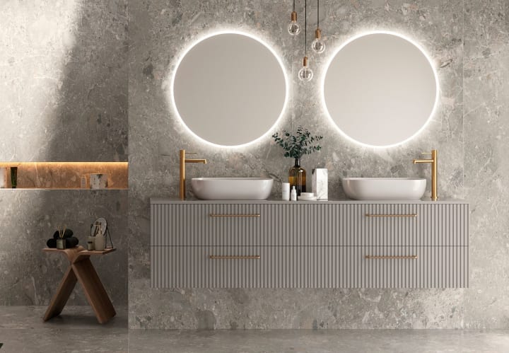 Miroir de salle de bains avec éclairage LED Bélgica Ledimex principal 1
