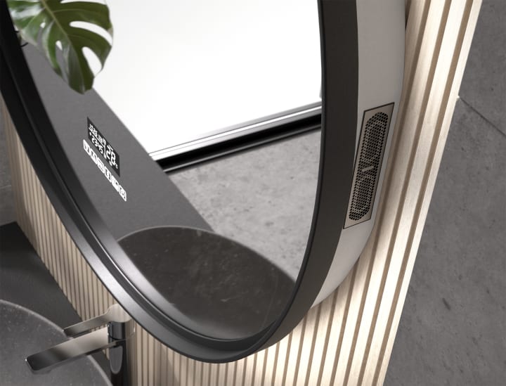 Miroir de salle de bains avec éclairage LED Bequia Eurobath détail 3