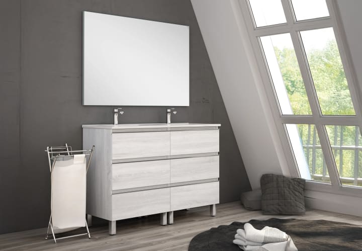 Ensemble de meubles de salle de bains Roma Bruntec principal 2