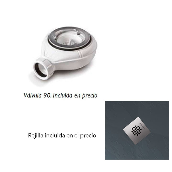 Receveurs de douche en résine décorés Design 3D Bois Rustique Bruntec croquis 16