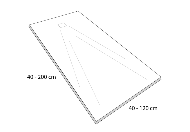 Plato de ducha Piedra Natural Atarfe Bruntec croquis 5