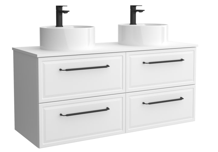 Conjunto mueble de baño Runa Salgar con lavabo sobre encimera principal 3