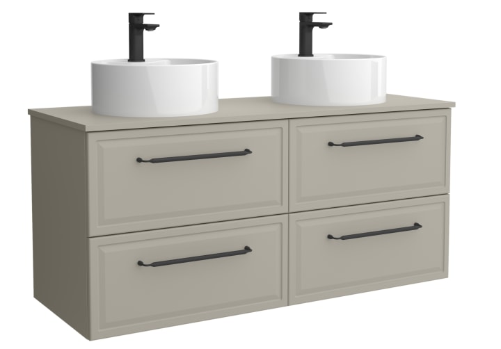Conjunto mueble de baño Runa Salgar con lavabo sobre encimera principal 7